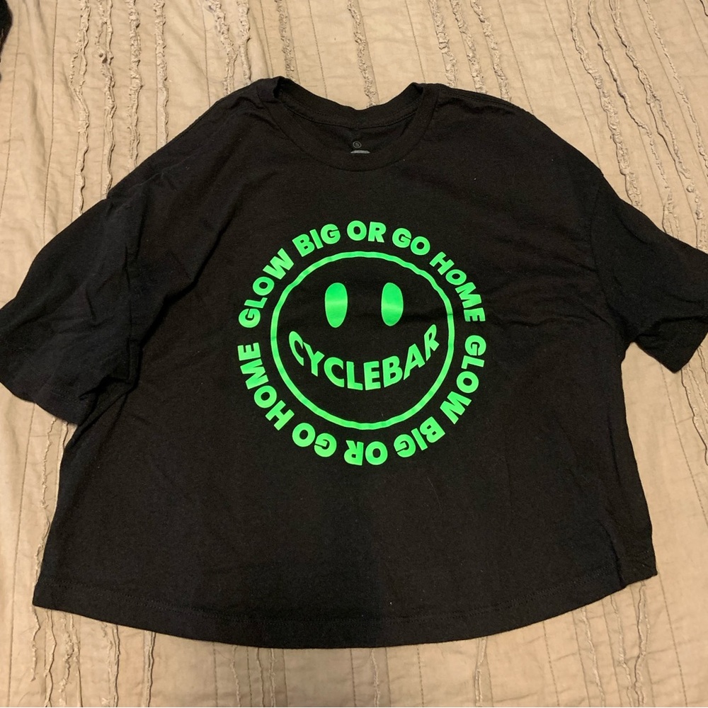 CycleBar cropped tee Size S